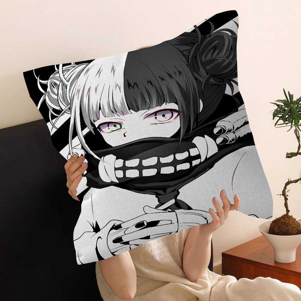 My Hero Academia Himiko Toga Office Cushion Pillowcase Car Cushion CoverXCM Lumbar Pillowcase Sofa Pillowcover