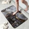 Luxury Marble Kitchen Mat Soft Thickened Kitchen Floor Mat Waterproof Non-slip Oil-proof Floor Mat Runner Rug