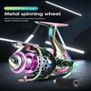 Новая цветная металлическая гальванизированная спиннинговая катушка с максимальным сопротивлением 12 кг для морской рыбалки, подходит для морской и пресной воды