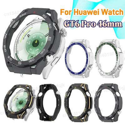 Чехол для Huawei Watch GT 6 Pro 46 мм с Защитой Экрана Мягкий ТПУ Защитный Бампер Со всех Сторон Чехол Аксессуары для Watch GT6 Pro