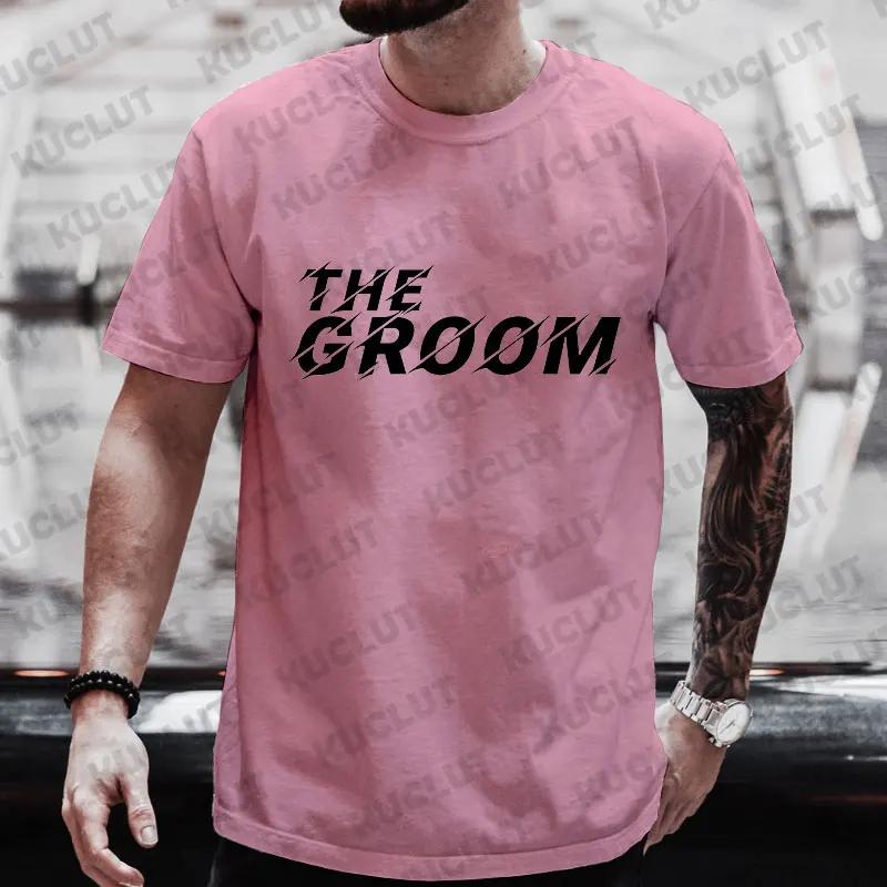 Футболка Groom Squad Футболка для мальчишника и холостяка Футболки для шафера Свадебная одежда для жениха Футболки с графическим принтом Топы Groomsman EVG