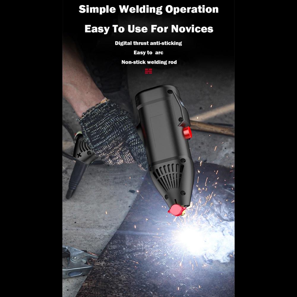 Automatic Digital Welder Tool 220V 4Handheld Electric Spot Welding Machine Current Thrust for 2~14mm Welding Thickness 3000W
