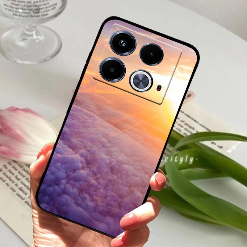 Чехол для Infinix Note 40 из мягкого силиконового ТПУ с рисунком животных, защитный чехол для Infinix Note 40 Pro 4G 5G 40 Pro Plus.