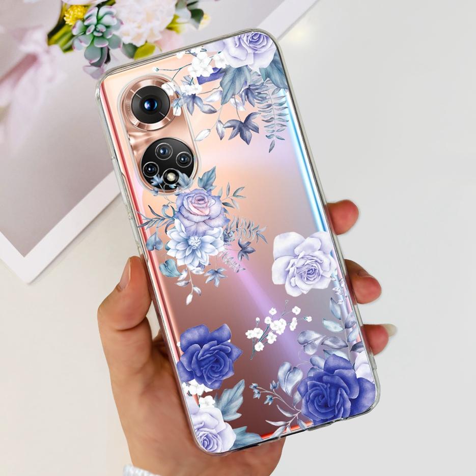 Чехол для Huawei Honor 50 NTH-AN00 Новый модный окрашенный чехол Мягкий силиконовый чехол для телефона Для Honor 50 Lite Honor50 Pro Fundas Бампер