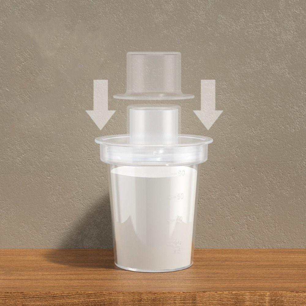 6PCS Leakproof Milk Powder Container Transparent Baby Formula Box  Newborn