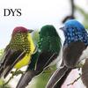 Artificial Bird Figurine Realistic Garden Decoration Artwork Ornament Feathered Foam for Courtyard