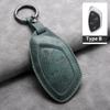 Sheepskin Leather Car Key Case Cover For MG6 EZS HS EHS MARVEL X MARVEL R Electric Roewe RX5 I6 I5 RX3 RX8 ERX5 MG ZS EV2025