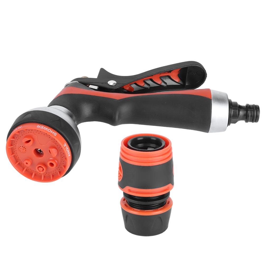 Многофункциональный садовый шланг высокого давления с 7 функциями, распылитель, полив, ирригационная насадка, соединитель