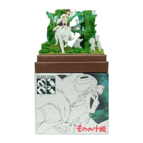 OJOP Sankei Studio Ghibli Mini Princess Mononoke Forest of Spirits Paper Craft MP07-138