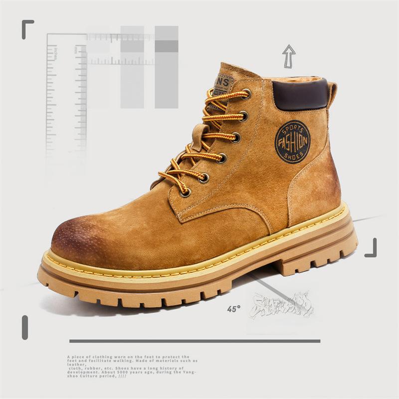 Британские короткие ботинки Chelsea, мужские перчатки, ботинки Martin, высокие универсальные ботинки Smoke, обувь Locomotive Tooling 6223-J