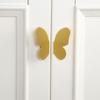 Dresser Cabinet Pulls Gold Color Pull Handle Drawer Handles Butterfly Door Knob Furniture Hardware