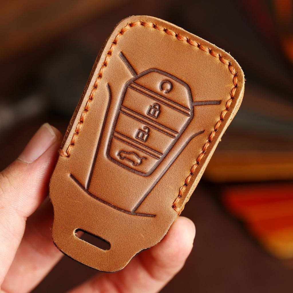 Подходит для нового чехла для ключа Isuzu dmax, кожаного модифицированного декоративного пикапа, 2021 22 чехлов для ключей D-MAX