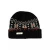 Винтажная жаккардовая шерстяная шапка Fair Isle для мужчин и женщин на осень и зиму, универсальная шапка, подчеркивающая лицо, маленькая, теплая, с защитой ушей