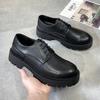 Men Business Casual Heighten Leather Shoes Male Harajuku Korean Chic High Quality Platform Wedding Leather Dress Shoes