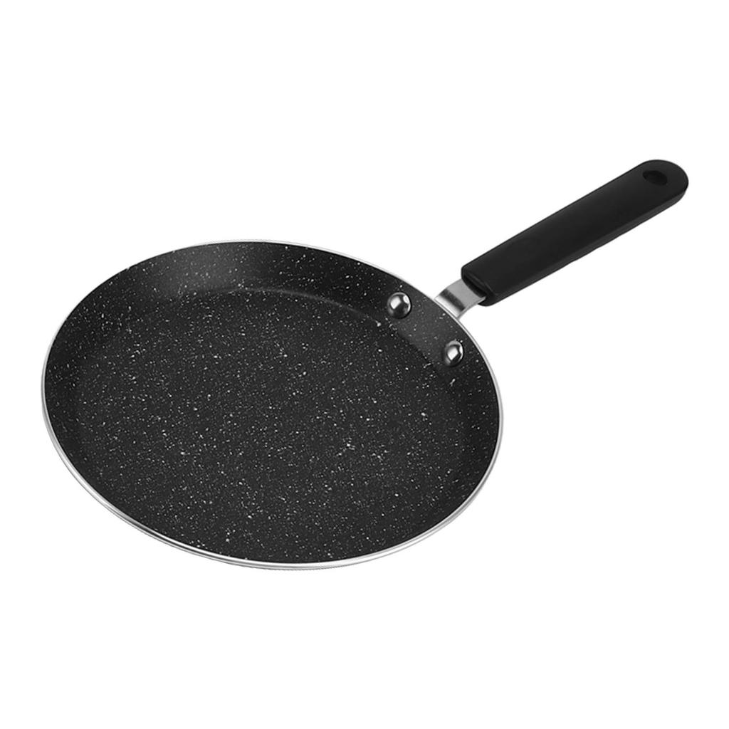 Crepe Pancake Pan Nonstick Round Shape Aluminum Alloy Portable Griddle Pancake Maker Pan 6in