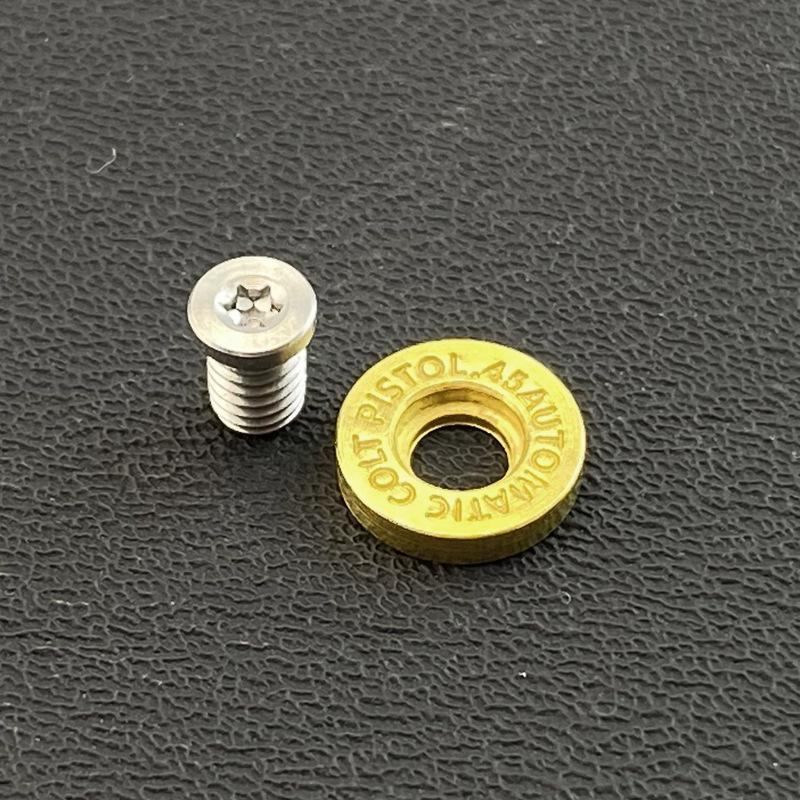 10 комплектов латунь + нержавеющая сталь 416 M4 крепежный винт заклепка для ЧПУ резака DIY прямой карманный нож инструменты ручка крепежная гайка