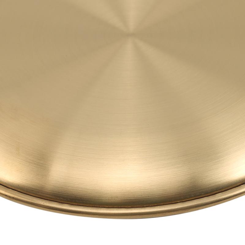 Винтажный поднос из нержавеющей стали с золотым декором для десерта и кофе, кухонная тарелка для торта, поднос для сервировки блюд в западном стиле