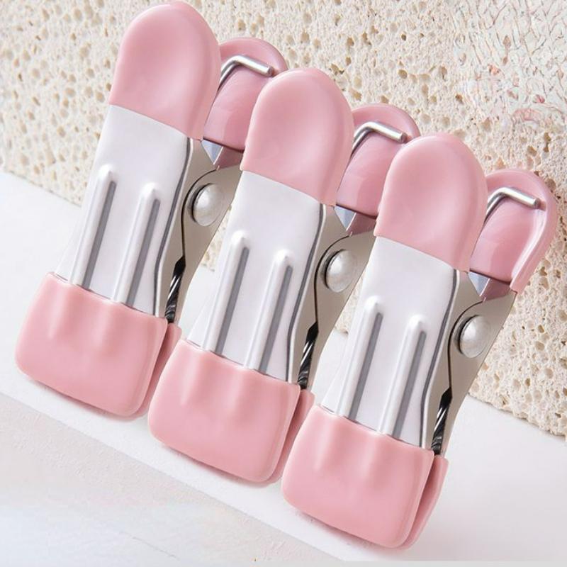 10Pcs Multifuction Clothes Pins Clips Clothespins Bag Clips Photo Clips Food Clips Stationery Clip Household Supplies AVE