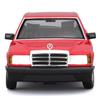 Bburago 1/25 Scale Mercedes-Benz 190E 2.6 1987 Red Diecast Model Car (Finished Model) 18-21103 RD