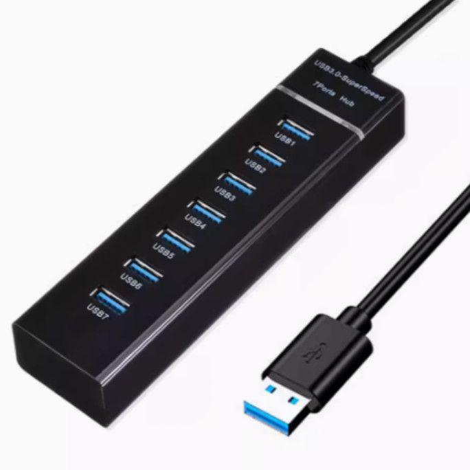 Высокоскоростной USB 3.0 многопортовый концентратор с вертикальным расширением для ноутбуков и настольных компьютеров