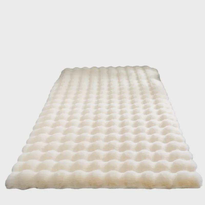 «Кремовый плюшевый ковер с изображением кролика для спальни, гостиной и других комнат»