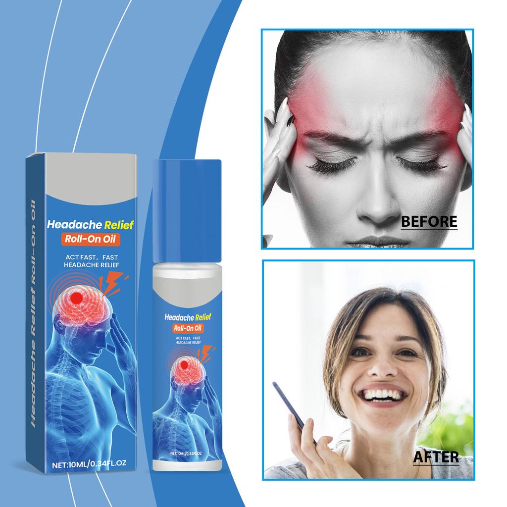 Уменьшение головной боли, шариковое масло, синусит, дисменорея, тошнота, травяная жидкость для снятия напряжения и снятия стресса. 10 мл