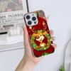 Чехлы для телефонов Ae117 Merry Christmas Happy New Year с гальваническим покрытием из стекла для Samsung S25 Ultra iPhone Xiaomi Redmi, полная защита объектива, задняя крышка
