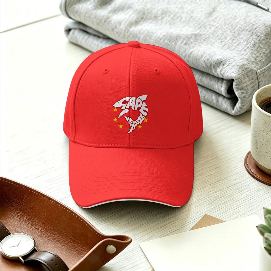 Cape Verde Sun Baseball Cap Blue Sharks Summer Fashion Trucker Hat For Women Unisex Hiking Fishing Snapback Cap