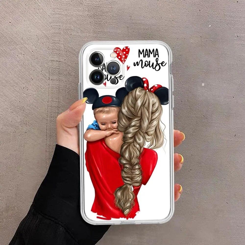 Мягкий телефон с милой анимацией для Iphone Pro 11 Mini 13 7 XS 6 6s X XR Max Plus 14 8 12, мягкий силиконовый прямой чехол из ТПУ