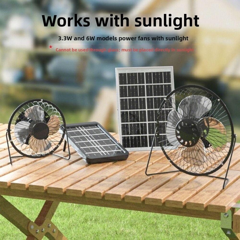 Low Noise Portable Fan Battery Operated Exhaust Fan Air Extractor Solar Fan Office