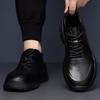 Мужская повседневная обувь Удобные и качественные популярные модели Офис Открытый отдых Спорт Ходьба обувь на шнуровке Горячая
