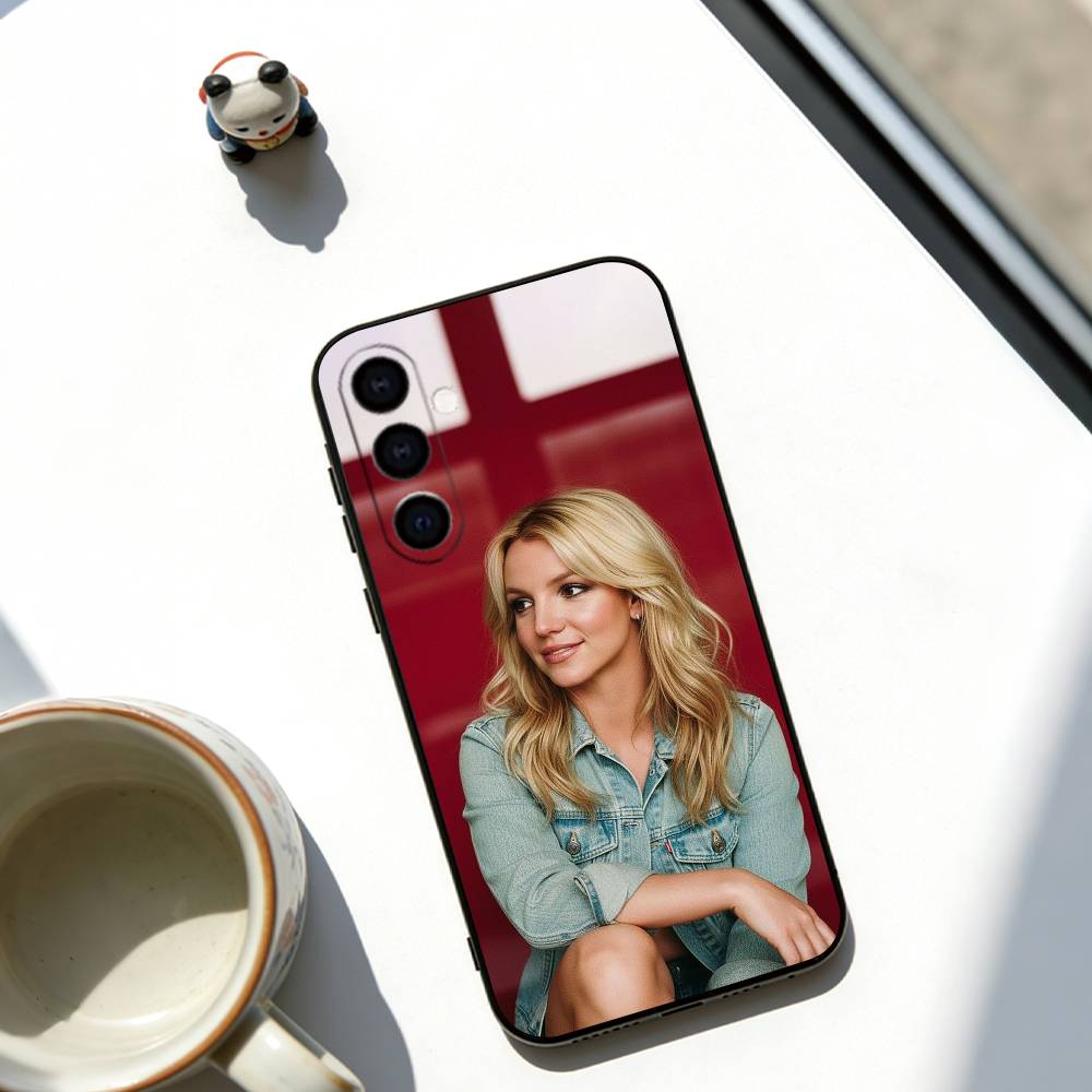 Чехол для телефона Britney Spears Мягкий черный Для Samsung Galaxy A73,A72,A71,A70,A53,A52,A51
