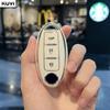 Новый TPU чехол-брелок для автомобильного ключа с 3 кнопками для Nissan Leaf Micra Qashqai J11 J10 X Trail T32 Versa Note Patrol Аксессуары