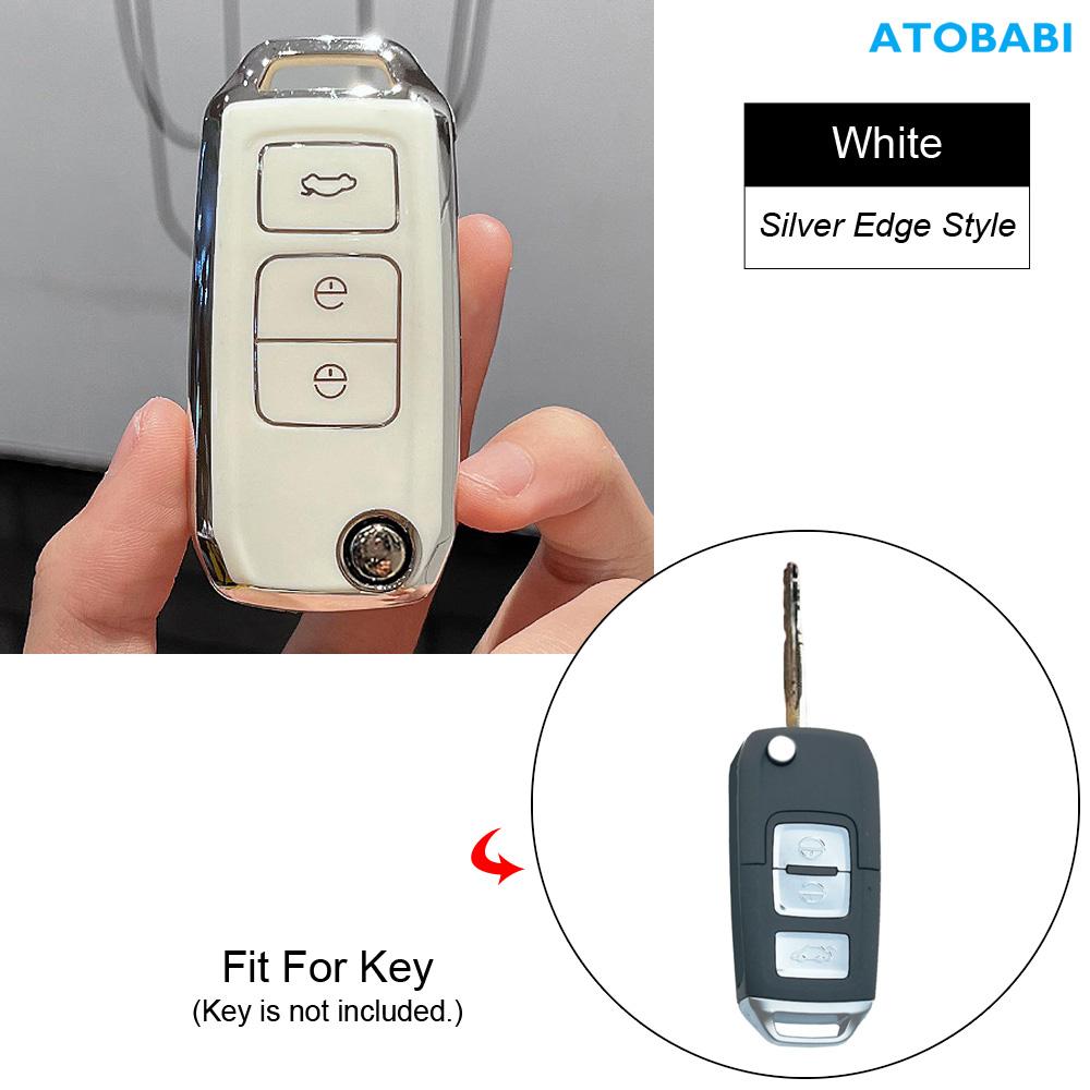 Чехол для автомобильного ключа из ТПУ с дистанционным брелоком, защитный чехол для ключей, держатель для FAW Besturn B30 X40 2017 2018 2019 2020 2021, автоаксессуары