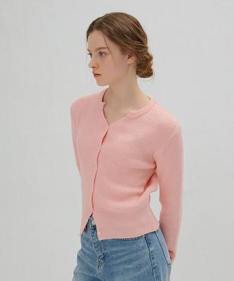 Кардиган Camino с разрезом Розовый