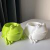 3D-печатный горшок-лягушка для растений, для дома и улицы, форма животного, для суккулентов, трав, цветов, контейнер, украшение для дома, балкона, сада