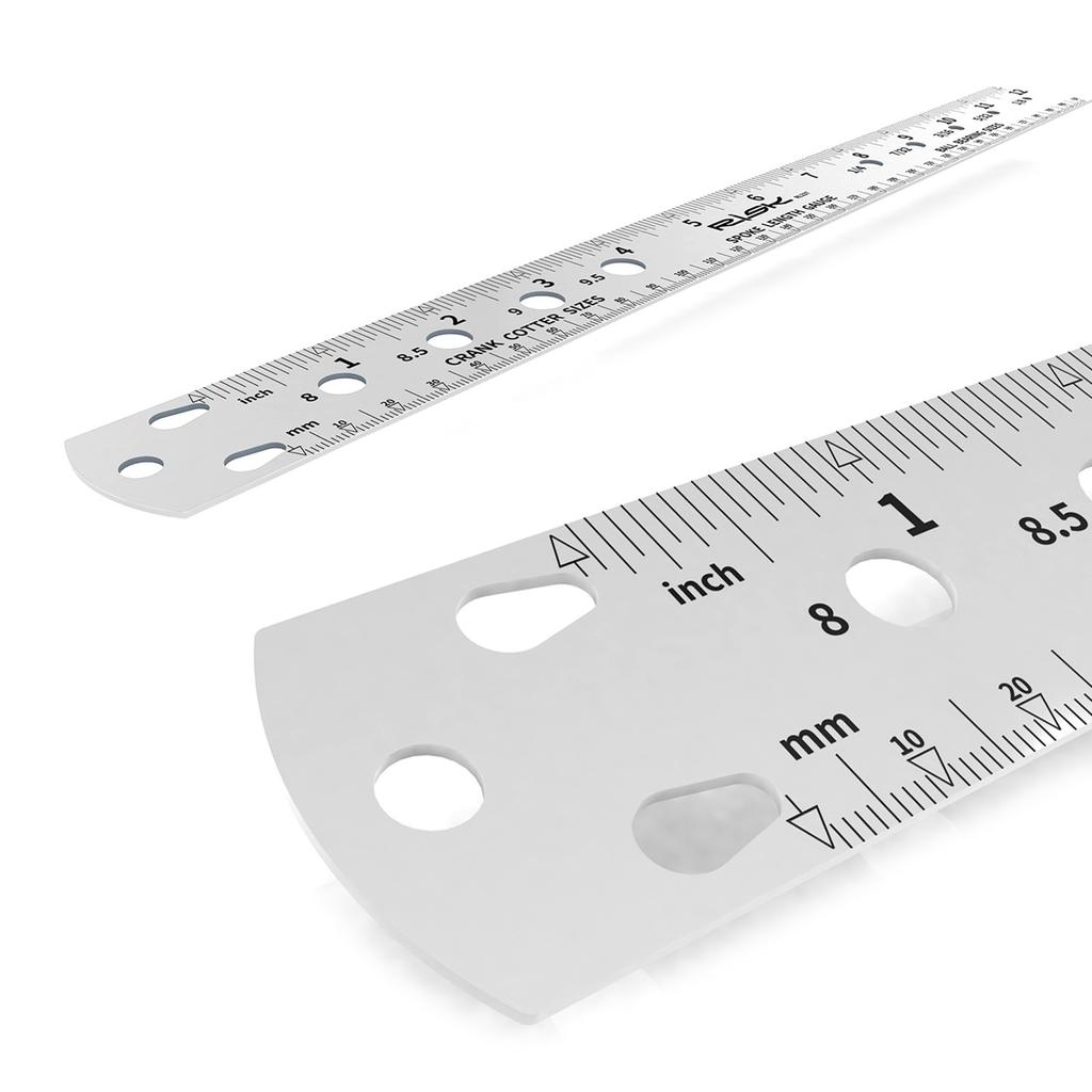 Compact Bicycle Spoke Tool Spoke Length Measuring Ruler Gauge Bike Hub Axle Positioning Measuring Tool Quality Steel