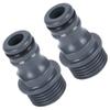 4PCS Plastic Garden Hose Nipple Quick Release G1/2 Male Thread Connector  Water Hose Connection