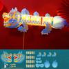 1 Set Dragon Lantern DIY Colorful Chinese Style Glowing Lantern for Spring Festival New Year Decoration