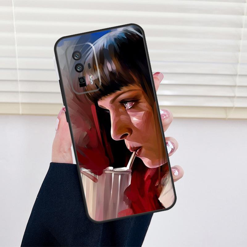 Pulp Fiction Movie Poster Cover For Xiaomi 15 14 13 Ultra 11T 12T 13T 14T Pro POCO X7 Pro X3 X5 X6 M6 F5 F6 Pro Case