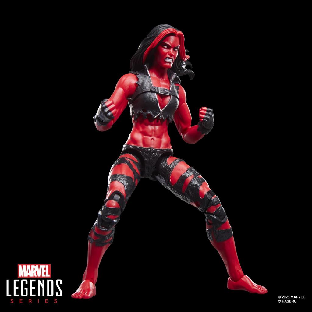 Hasbro Marvel Legends Series Red She-Hulk Action Figure 6-Inch Marvel Comics Collector's