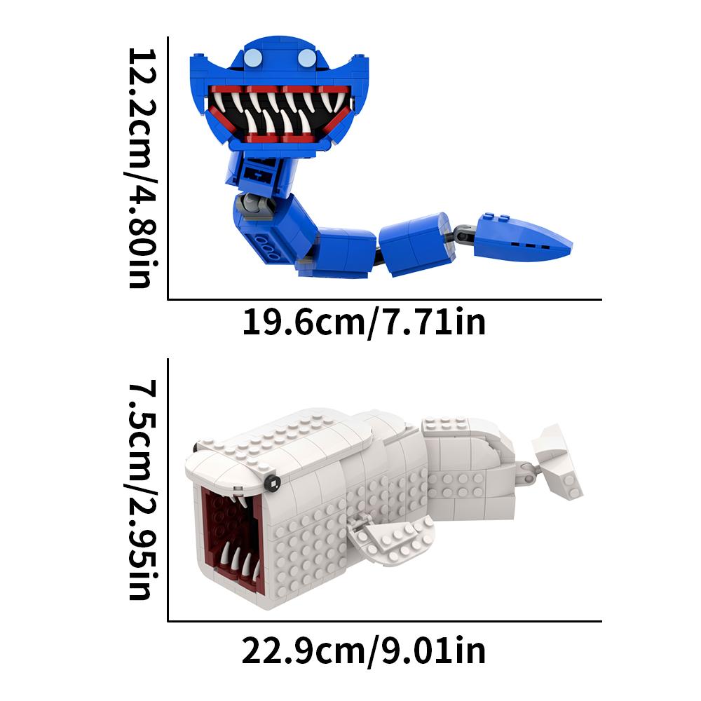 Набор строительных блоков MOC Subnautica Монстр из Блуп-моря Глубоководные монстры Модель из кубиков Игрушки для детей Рождественские и Дни рождения Подарки