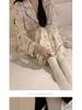 Women's Cute Korean Rabbit Ice Silk Pajamas - Long-Sleeved Spring/Autumn Suit