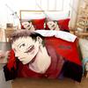 Cool Nanami Kento Blonde Suit Leopard Tie Cleaver Sunglasses Duvet Cover + 2 Pillowcases Dark Shonen Anime Bed Linen