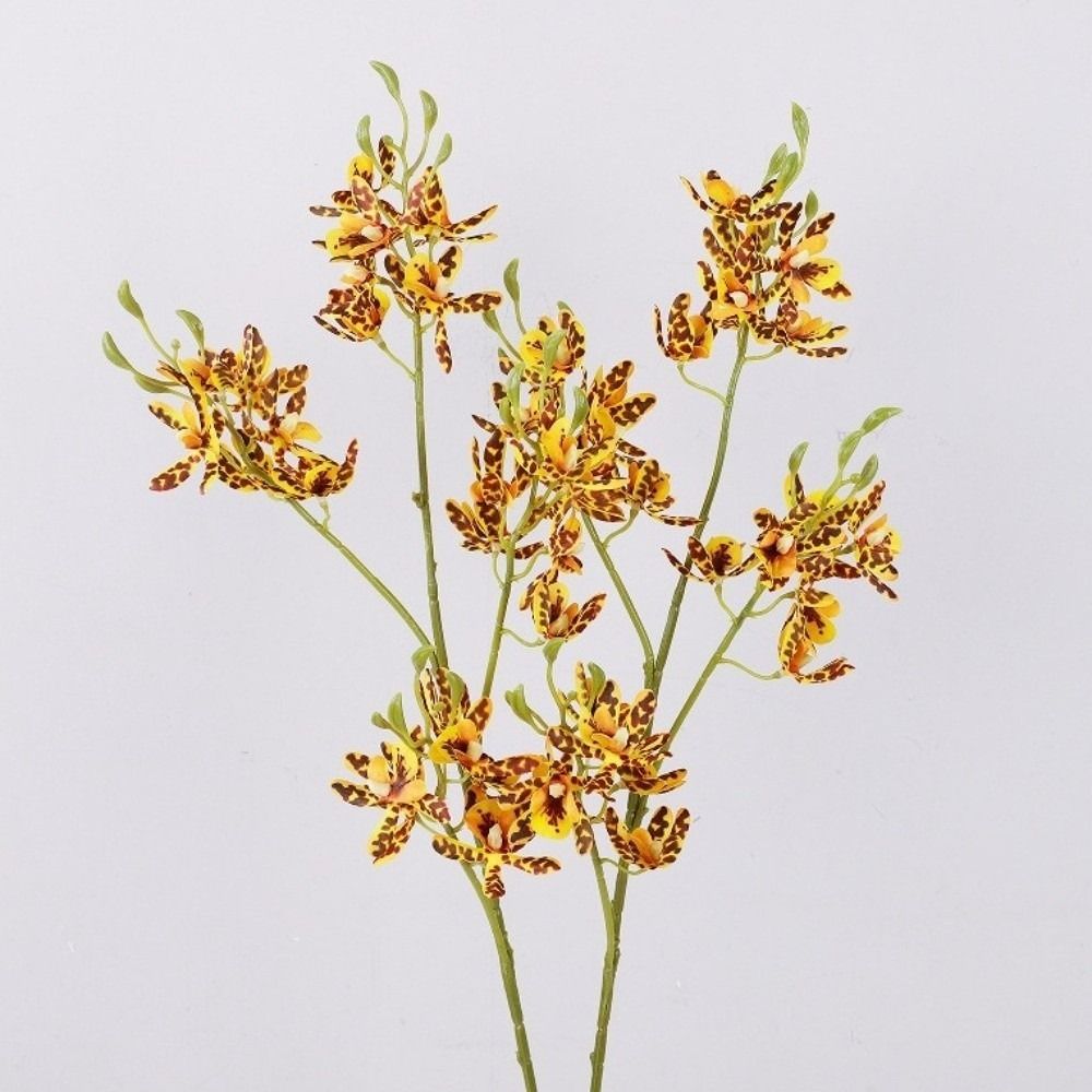Small Butterfly Orchid Simulation Mini Orchid Real Touch Fake Flower Branch Gift