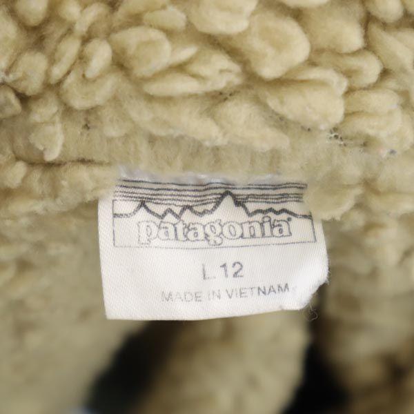 Patagonia 68460 Нейлоновая куртка L12 Темно-синий Подкладка из флиса для улицы Детская Б/у