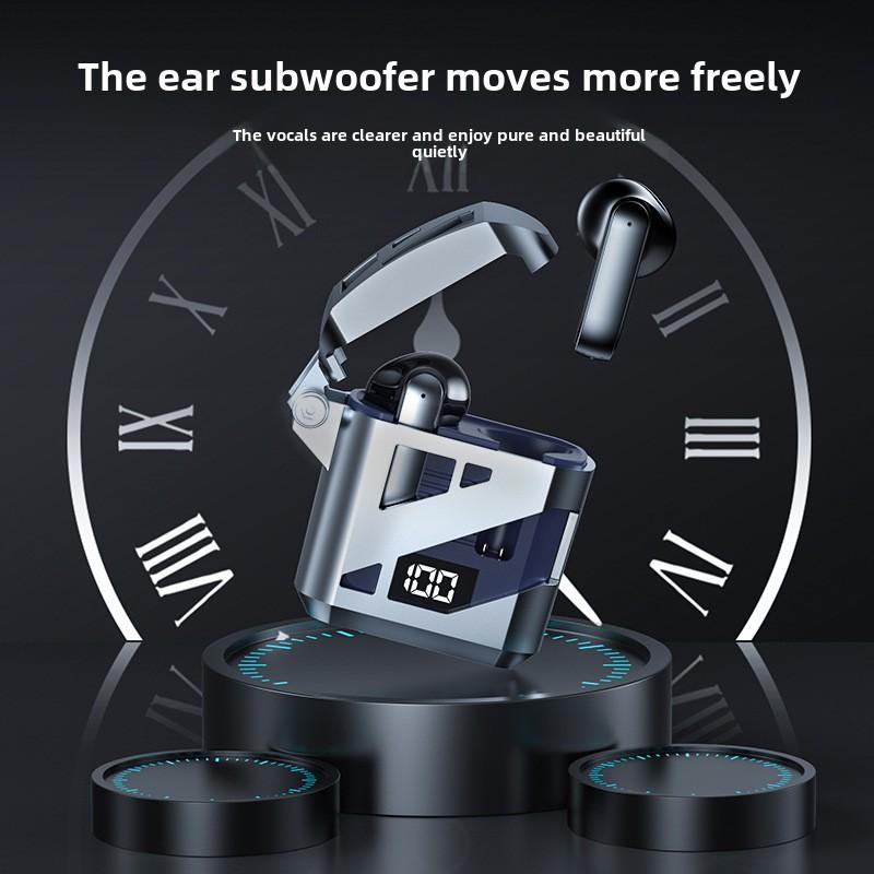 Новые классные беспроводные Bluetooth-наушники Mecha Wind GT02 Long Life с полувкладышами