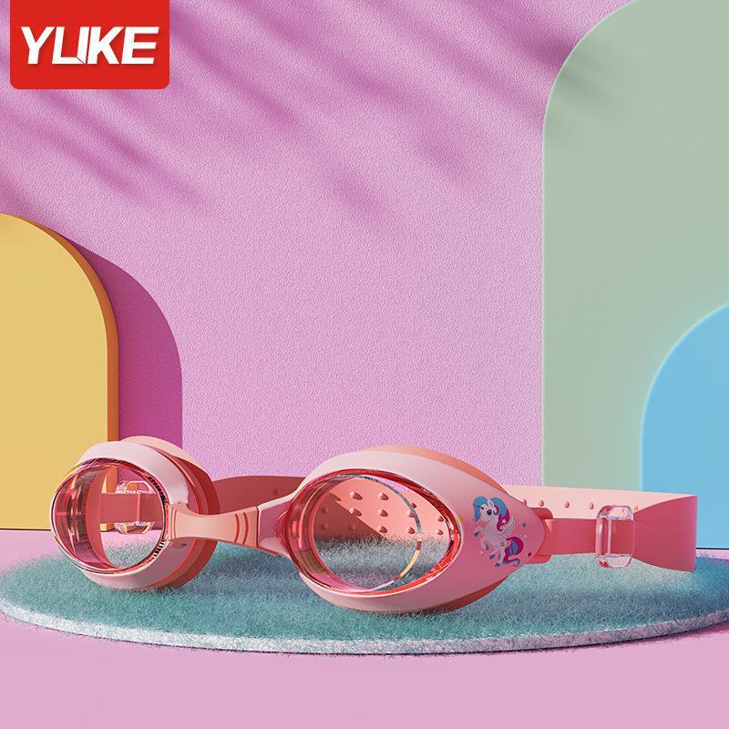 Детские очки для плавания Водонепроницаемые и Защищающие от запотевания HD Профессиональные очки для плавания Шапочка для плавания Антибликовые Удобные