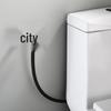 TLXT Black Stainless Steel Toilet Bidet Sprayer Kit