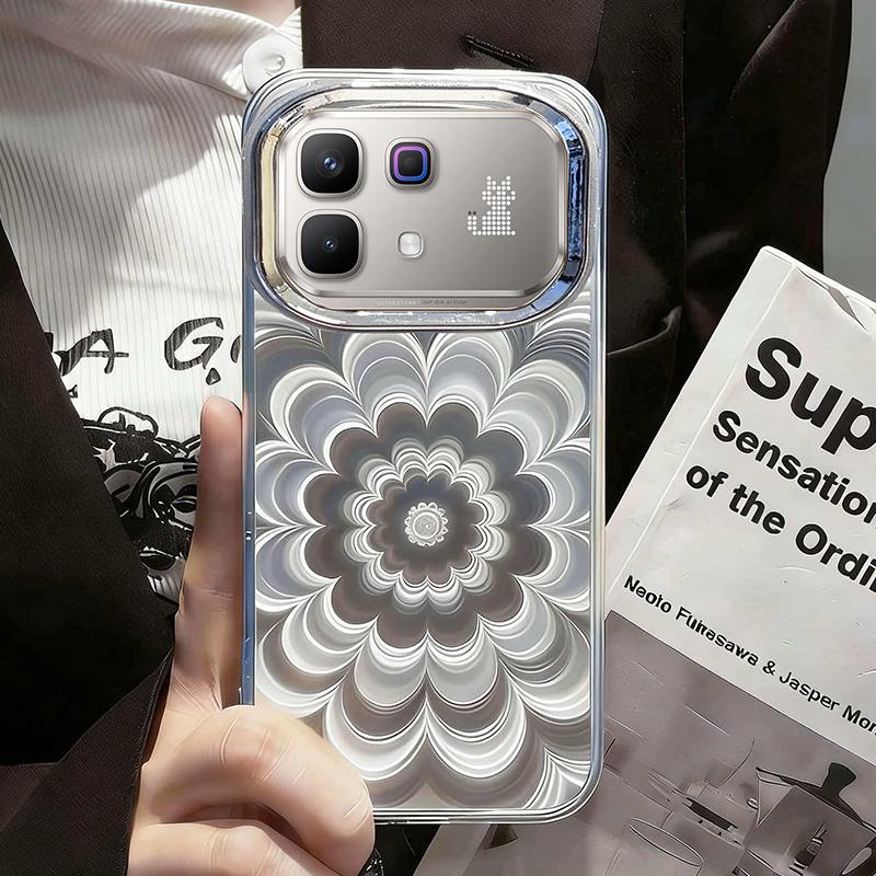 Модный Лазерный Цветочный Чехол для Infinix Note 60 Pro Smart 20 Hot 60 Pro 60i 40 30 Tecno Spark 40 40C 30C 20 10 GO Чехол-Крышка Мягкий ТПУ Задние Чехлы для Телефона